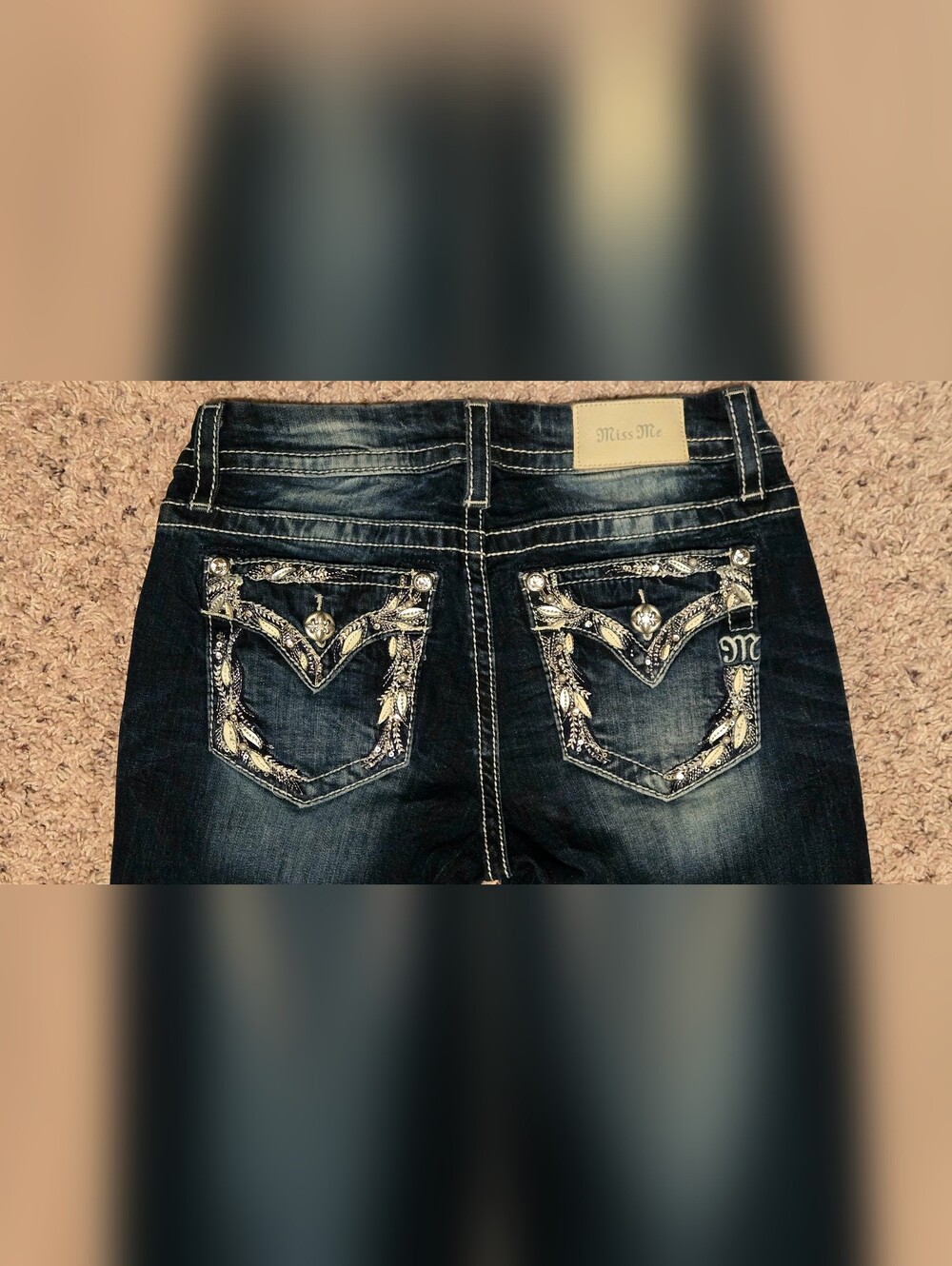 Miss Me Lowrise Bootcut Jeans Women's Size 27 NWOT - Picture 7 of 11